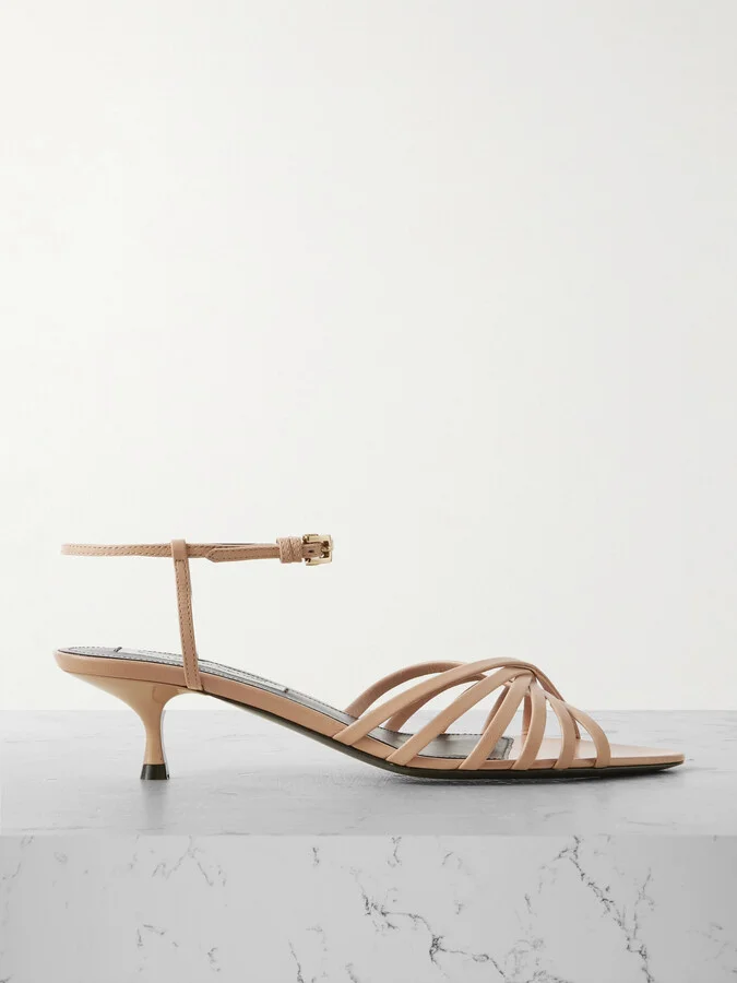 Victoria Beckham - Leather Sandals - Neutrals