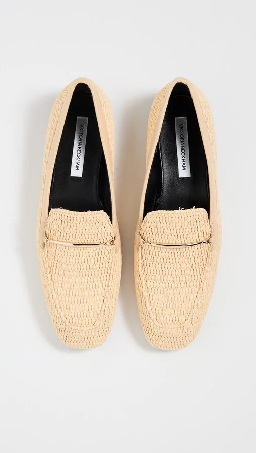 Victoria Beckham Raffia Loafers - Image 5