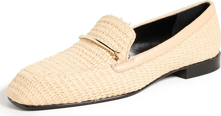 Victoria Beckham Raffia Loafers