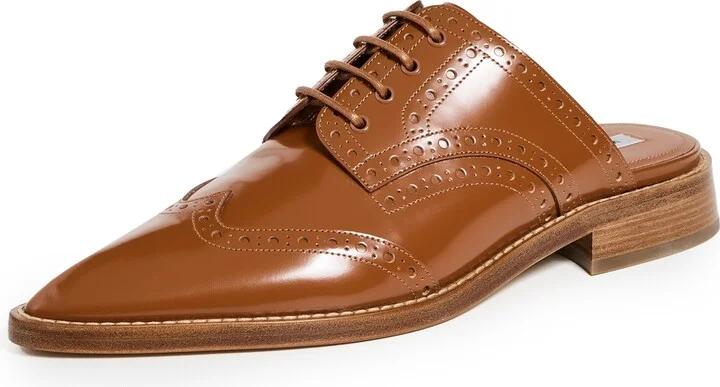 Victoria Beckham Spazzolato Oxford Mules