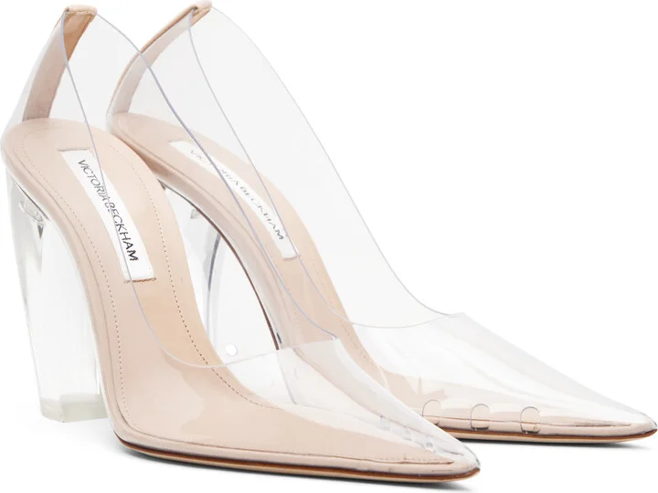 Victoria Beckham Transparent Pump Plexi Heels - Image 4