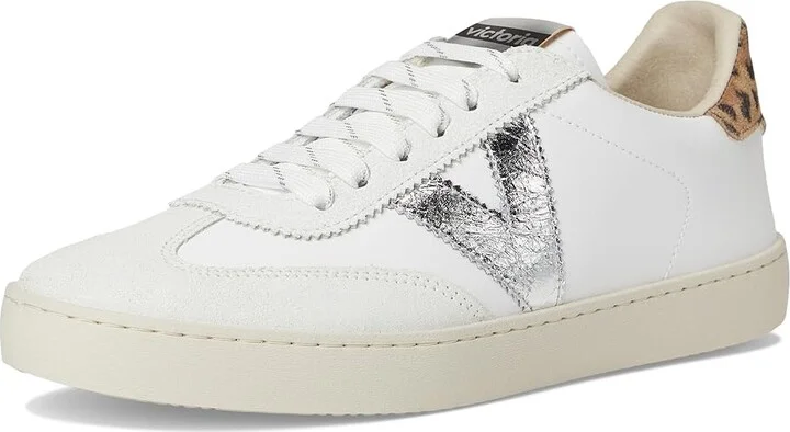 victoria Berlin Suede Leopard Athletic Shoes Plata : EU 40 (US Women's 9) Medium, Leather/Synthetic - Image 5