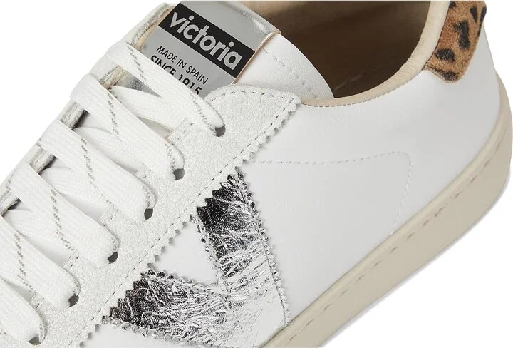 victoria Berlin Suede Leopard Athletic Shoes Plata : EU 40 (US Women's 9) Medium, Leather/Synthetic - Image 7