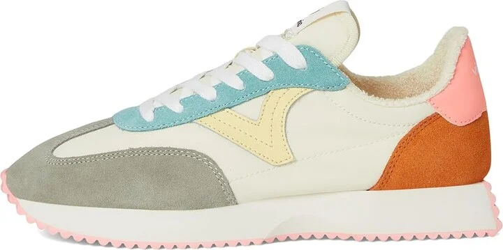 victoria Cosmos Suede Nylon Athletic Shoes Coral : EU 39 (US Women's 8) Medium, Synthetic - Image 6