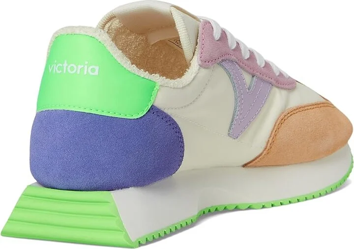 victoria Cosmos Suede Nylon Athletic Shoes Coral : EU 39 (US Women's 8) Medium, Synthetic - Image 10