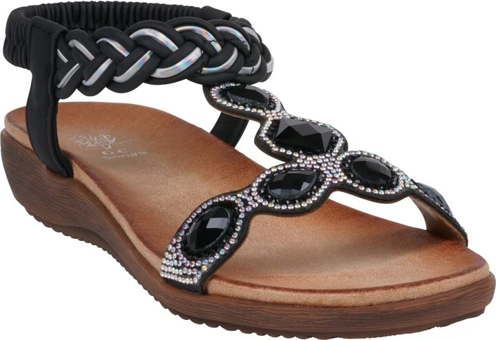 Victoria Embellished Ankle Sandal