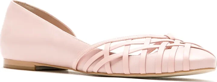 Victoria leather ballerina shoes - Image 2
