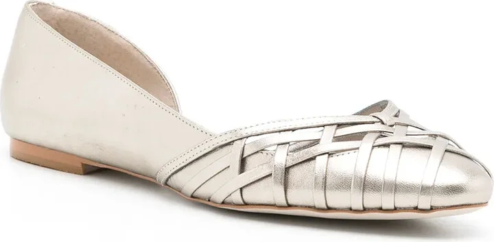 Victoria leather ballerina shoes - Image 2