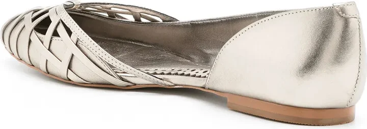 Victoria leather ballerina shoes - Image 3