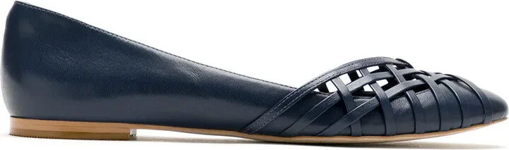 Victoria leather flat ballerinas