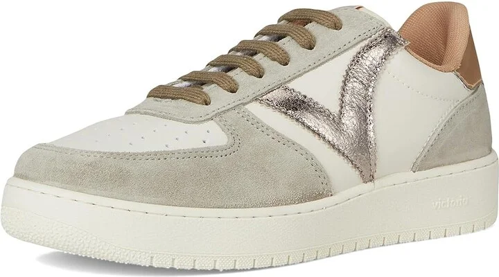 victoria Madrid Suede Metallic Women's Shoes Kaki : EU 36 (US Women's 5) M, Leather/Suede - Image 5