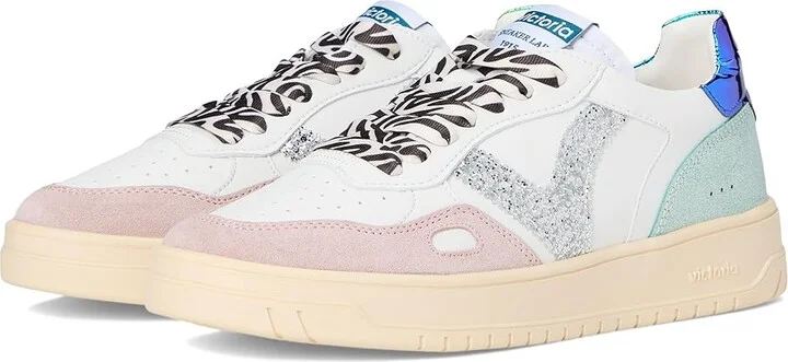 victoria Seul Suede Fantasia Athletic Shoes Rosa : EU 40 (US Women's 9) M, Leather