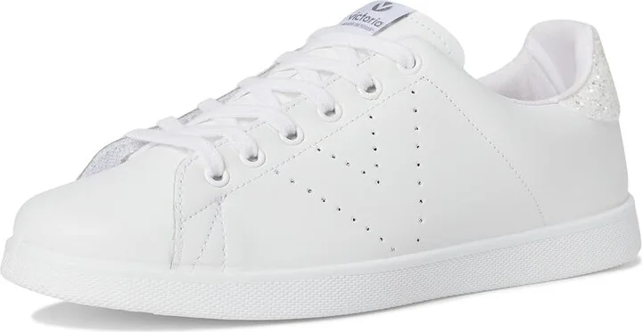 victoria Tenis Leather Glitter Athletic Shoes Blanco : EU 42 (US Women's 11) Medium - Image 5