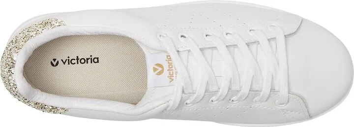 victoria Tenis Leather Glitter Athletic Shoes Blanco : EU 42 (US Women's 11) Medium - Image 8