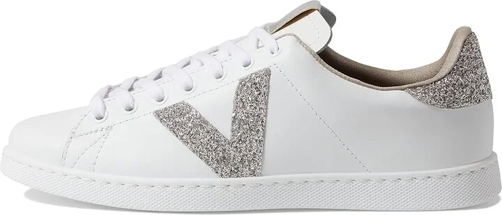 victoria Tennis Leather Glitter V Women's Shoes Blanco : EU 38 (US Women's 6) M, Leather/Synthetic - Image 11