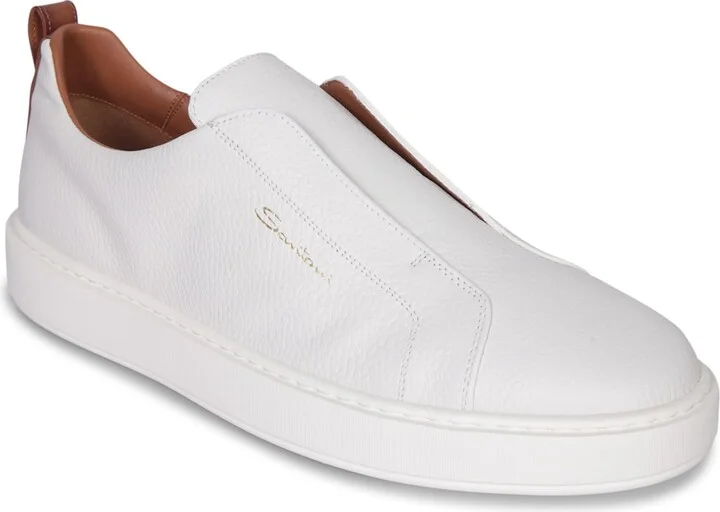 Victory Grain White Sneakers - Image 2