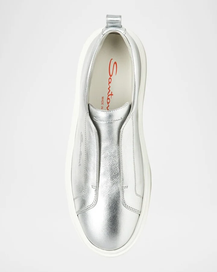 Victory Metallic Slip-On Sneakers - Image 2