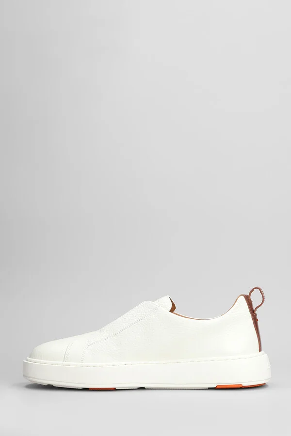 Victory Sneakers In White Leather - Image 3