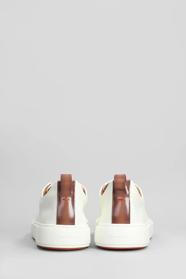 Victory Sneakers In White Leather - Image 4