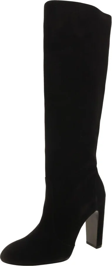 Vida 100 Knee-High Boot Womens Suede Block Heel Knee-High Boots