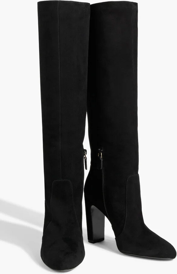 Vida 100 suede knee boots - Image 2
