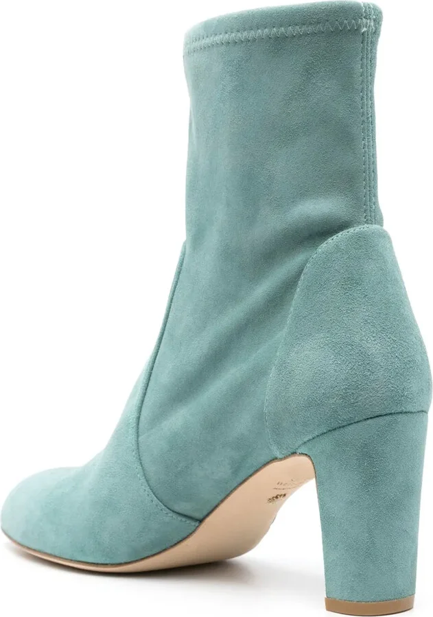 Vida 75mm suede ankle boots - Image 3