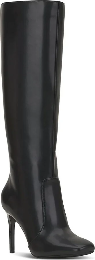 Videl Womens Faux Leather Tall Knee-High Boots