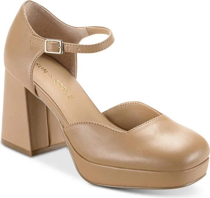 Viennaap Womens Square Toe Ankle Ankle Strap