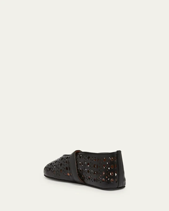 Vienne Cutout Mary Jane Ballerina Flats - Image 7