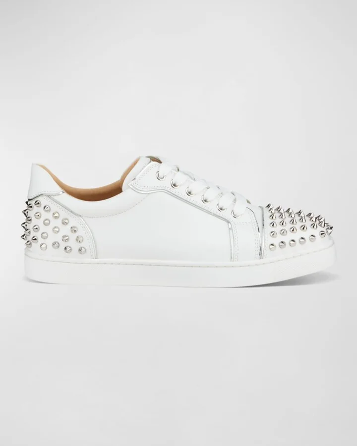 Viera 2 Spikes Leather Low-Top Sneakers - Image 4