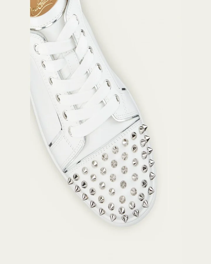 Viera 2 Spikes Leather Low-Top Sneakers - Image 8