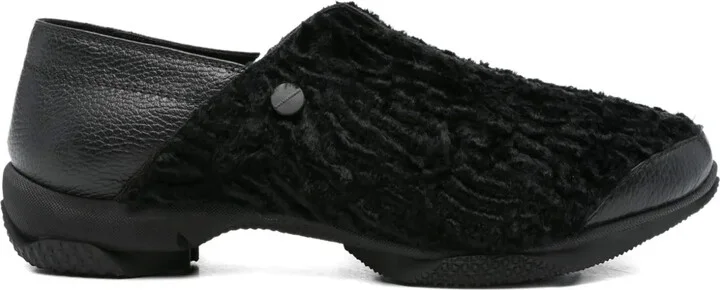 Vig textured slip-on loafers
