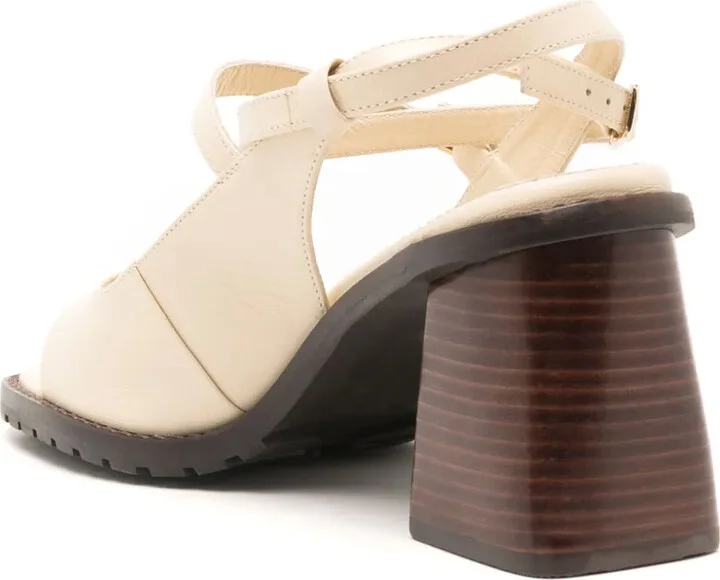 Vik 70mm slingback leather sandals - Image 3