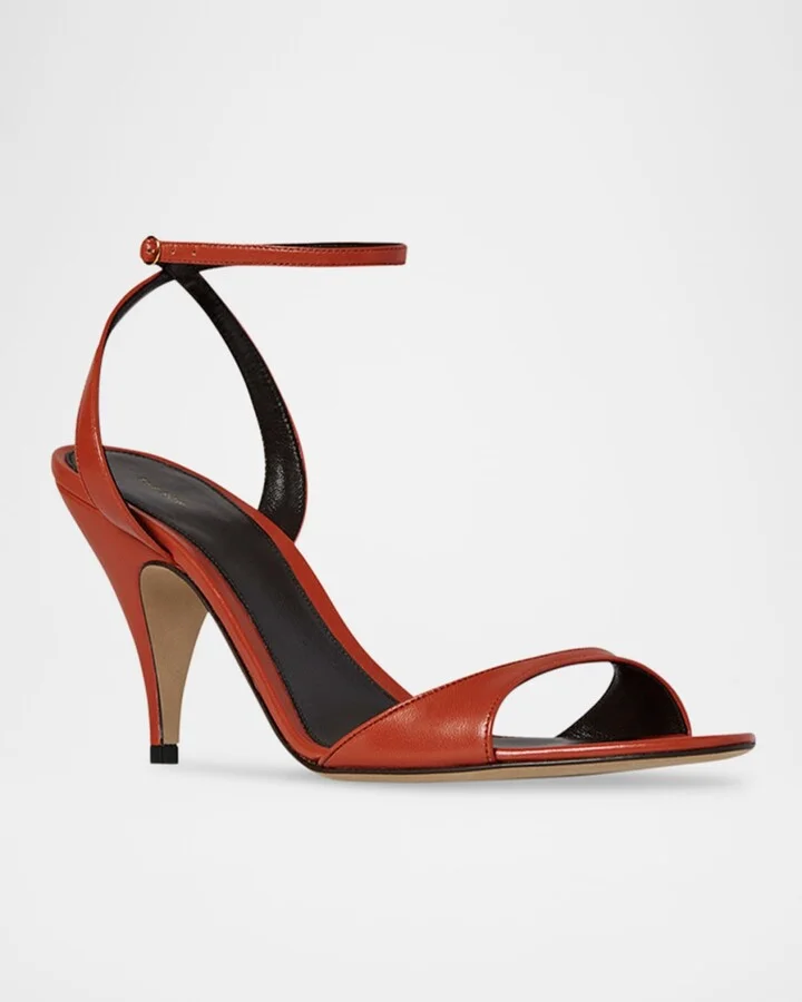 Vika Leather Ankle-Strap Sandals - Image 2