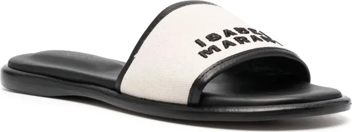 Vikee logo-embroidered sandals - Image 2