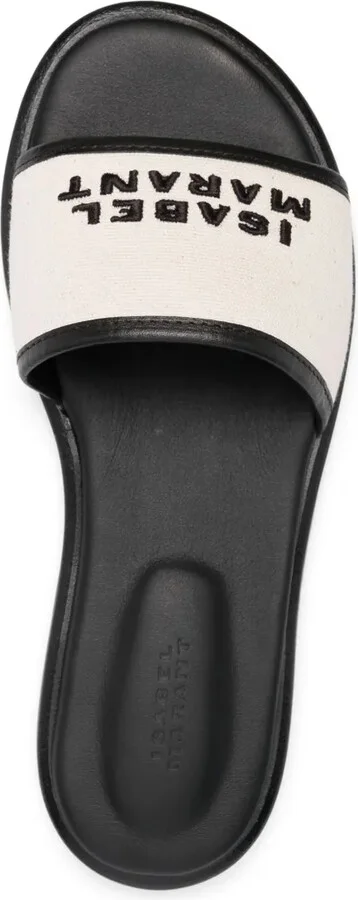 Vikee logo-embroidered sandals - Image 4
