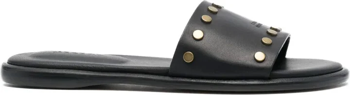 Vikee stud-embellished slides