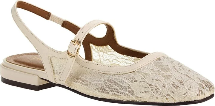 Vila Mesh Slingback Flat