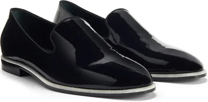 Vilbert patent-finish leather loafers - Image 2