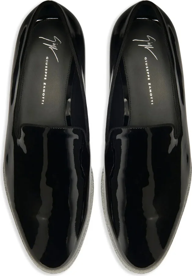 Vilbert patent-finish leather loafers - Image 4