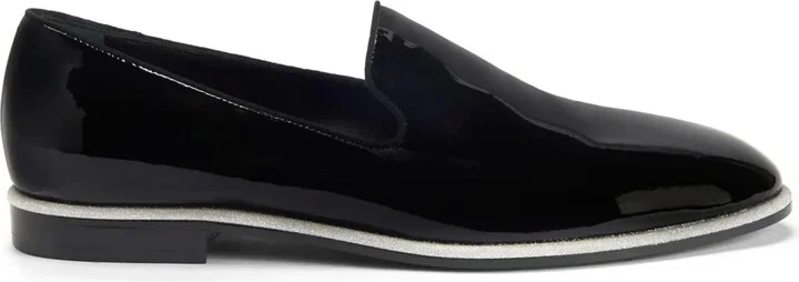 Vilbert patent-finish leather loafers