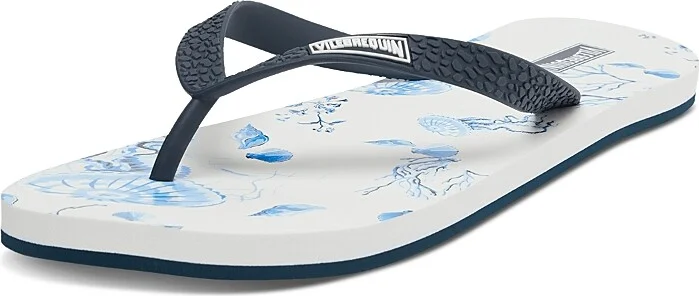 Vilebrequin Men's Medusa & Shells Flip Flops