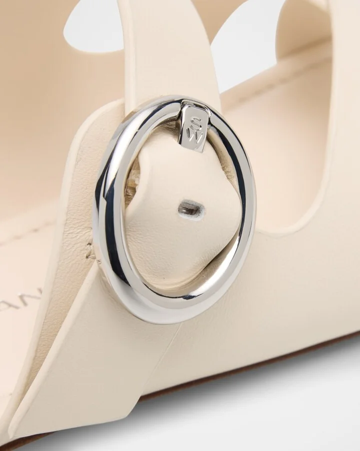 Villa Leather Slide Sandals - Image 9