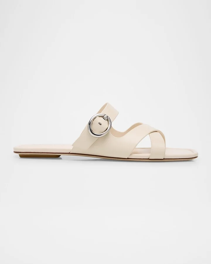 Villa Leather Slide Sandals