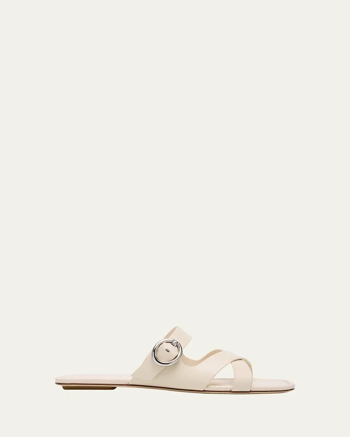 Villa Leather Slide Sandals