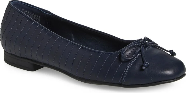 Villa Quilted Ballet Flat
