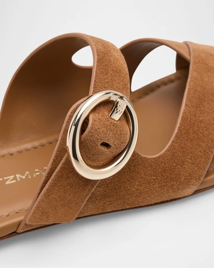 Villa Suede Slide Sandals - Image 2