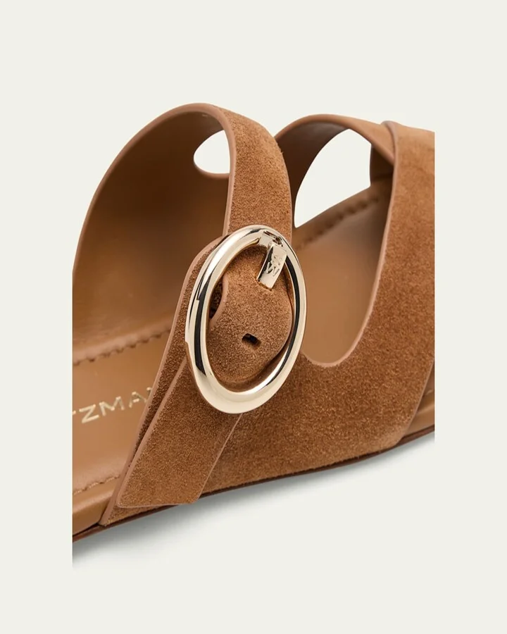 Villa Suede Slide Sandals - Image 5