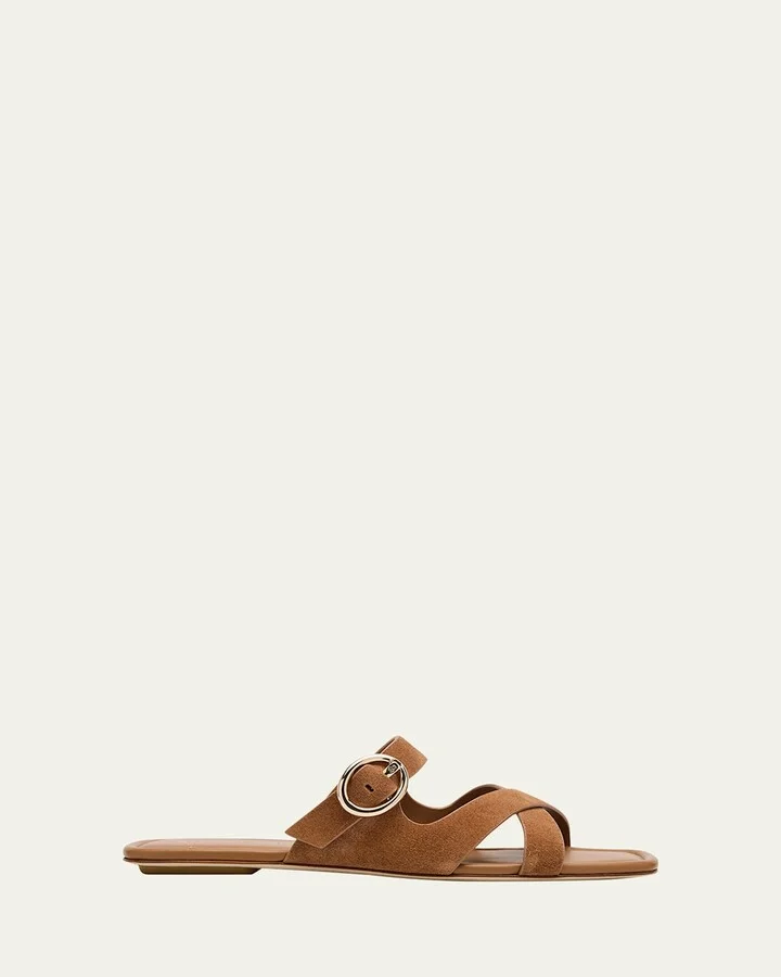 Villa Suede Slide Sandals