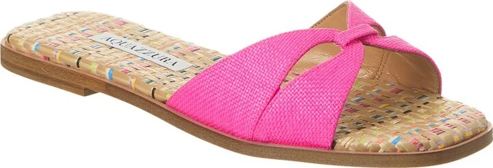 Villette Canvas & Raffia Sandal